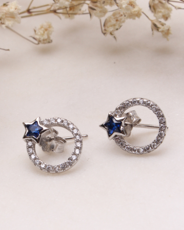 CATEGORII - Cercei argint si cubic zirconia, 1.3g