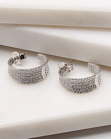 CATEGORII - Cercei argint si cubic zirconia cod 2-49247, gr4.3