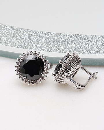 CATEGORII - Cercei argint si cubic zirconia cod 2-50564, gr7.3