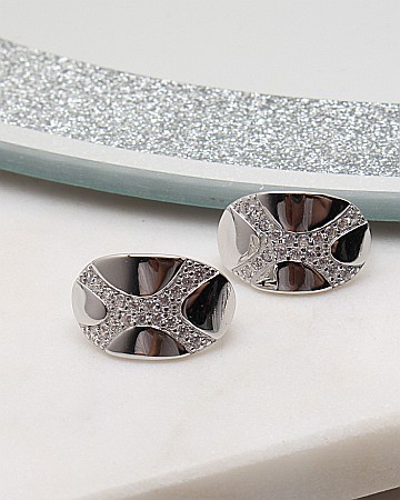 CATEGORII - Cercei argint si cubic zirconia cod 2-50809, gr3.9