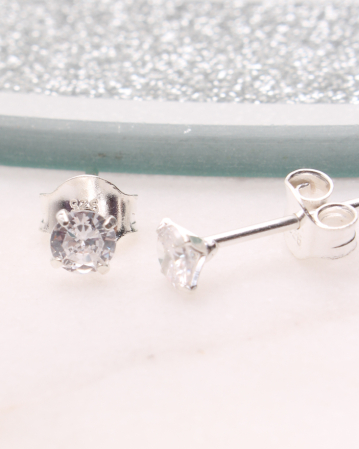 CERCEI ARGINT - Cercei argint si cubic zirconia, gr0.7
