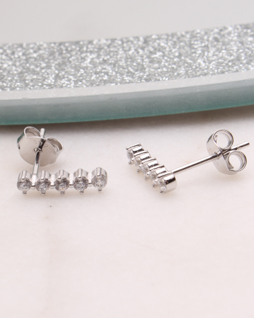 CERCEI ARGINT - Cercei argint si cubic zirconia, gr0.9