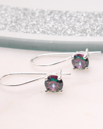 CERCEI ARGINT - Cercei argint si cubic zirconia, gr1.2