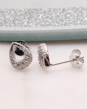 CERCEI ARGINT - Cercei argint si cubic zirconia, gr1.2