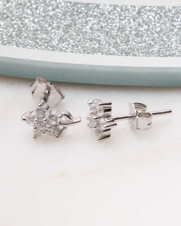 CERCEI ARGINT - Cercei argint si cubic zirconia, gr1.3
