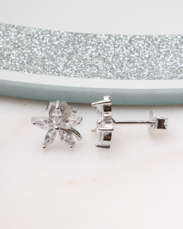 CERCEI ARGINT - Cercei argint si cubic zirconia, gr1.5