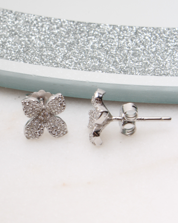 CERCEI ARGINT - Cercei argint si cubic zirconia, gr1.5