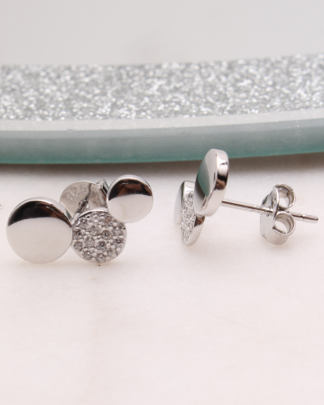 CERCEI ARGINT - Cercei argint si cubic zirconia, gr1.6