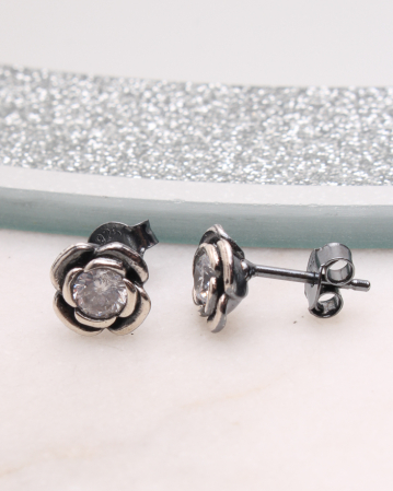 CERCEI ARGINT - Cercei argint si cubic zirconia, gr1.7