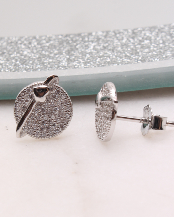 CATEGORII - Cercei argint si cubic zirconia, gr1.7