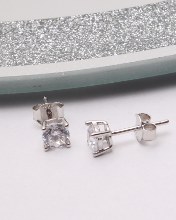 CERCEI ARGINT - Cercei argint si cubic zirconia, gr1