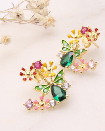 CATEGORII - Cercei argint si cubic zirconia, gr2.4