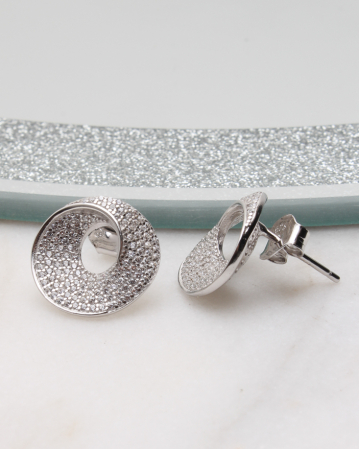 CATEGORII - Cercei argint si cubic zirconia, gr3.3