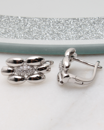 CATEGORII - Cercei argint si cubic zirconia, gr3.5