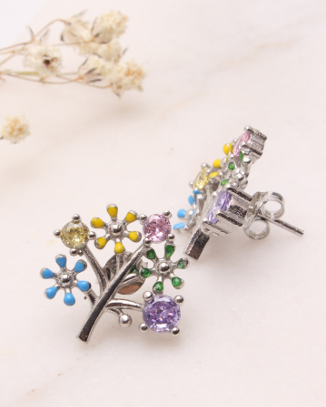 CATEGORII - Cercei argint si cubic zirconia, gr3.9