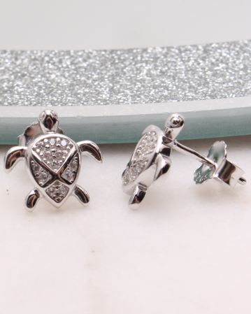 CATEGORII - Cercei argint testoasa, gr2.6