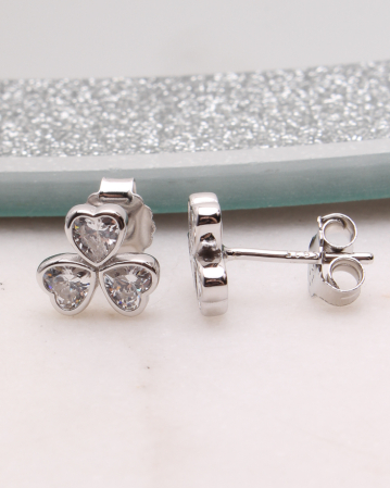 CATEGORII - Cercei argint trifoi, gr1.7