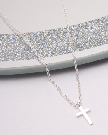 COLIERE ARGINT - Colier argint cruciulita, gr1.8