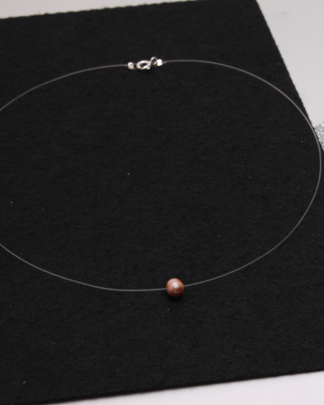 COLIERE ARGINT - Colier argint cu perla, gr0.4