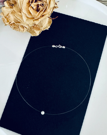 COLIERE ARGINT - Colier argint cu perla, gr0.7