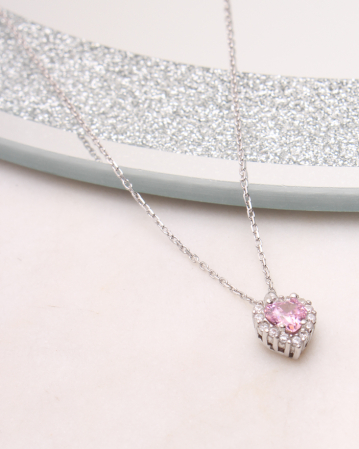 COLIERE ARGINT - Colier argint inima, gr2