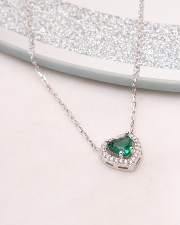 COLIERE ARGINT - Colier argint inima, gr3.2