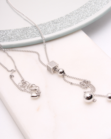 COLIERE ARGINT - Colier argint lung, gr10.5