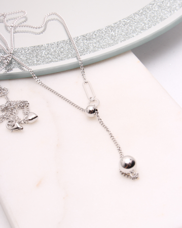 COLIERE ARGINT - Colier argint lung, gr8.5