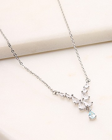 COLIERE ARGINT - Colier argint si cubic zirconia cod 4-49615, gr3