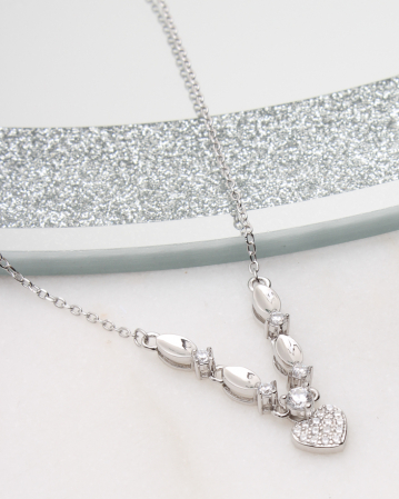 Noutati - Colier argint si cubic zirconia, gr2.9