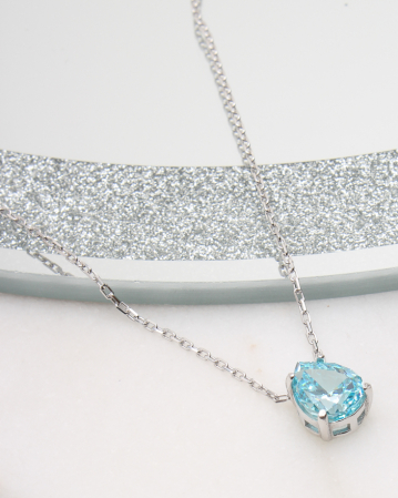 COLIERE ARGINT - Colier argint si cubic zirconia, gr4.1