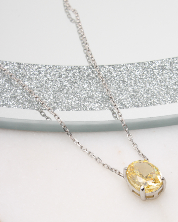 Noutati - Colier argint si cubic zirconia, gr4