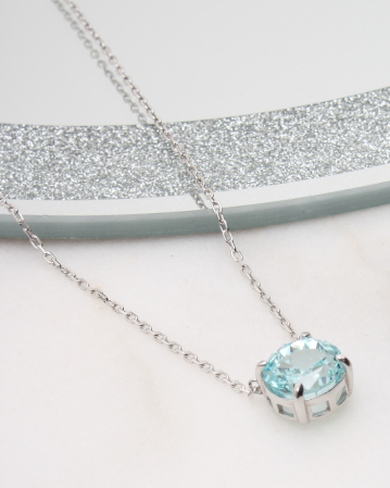 CATEGORII - Colier argint si cubic zirconia, gr4.9