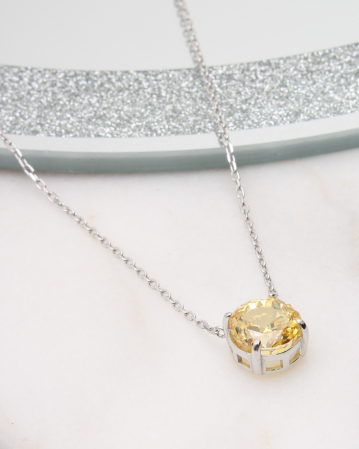 CATEGORII - Colier argint si cubic zirconia, gr4.9