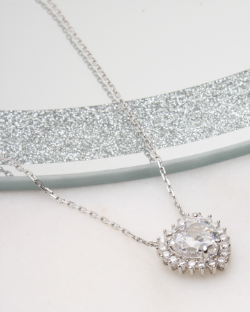 CATEGORII - Colier argint si cubic zirconia, gr5.6