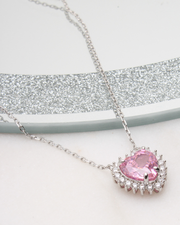 CATEGORII - Colier argint si cubic zirconia, gr5.6