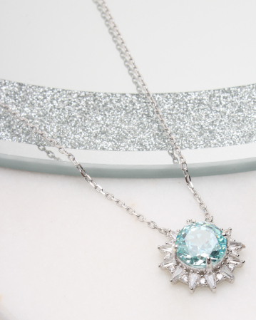 CATEGORII - Colier argint si cubic zirconia, gr6.1