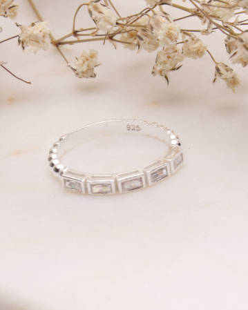 INELE ARGINT - Inel argint 925 si cubic zirconia, 1.2g