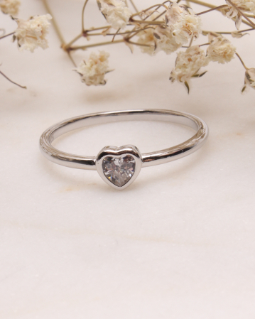 INELE ARGINT - Inel de logodna din argint 925 si cubic zirconia 1.4g