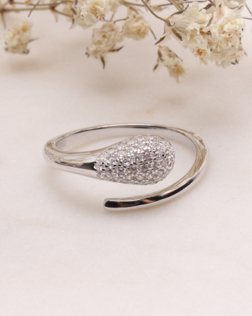 INELE ARGINT - Inel reglabil din argint 925 si cubic zirconia, 1.8g