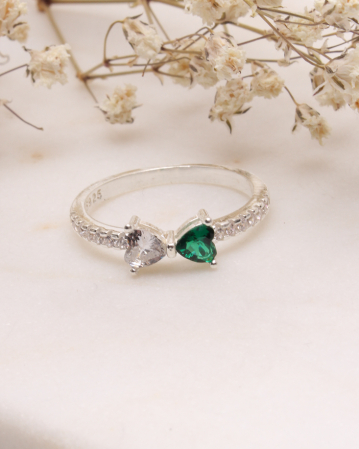 INELE ARGINT - Inel argint 925 si cubic zirconia fundita 1.9g