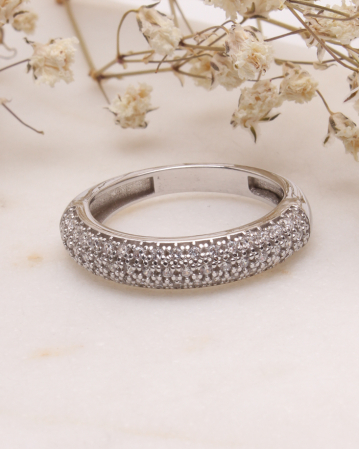 INELE ARGINT - Inel argint 925 si cubic zirconia model eternity 2.3g