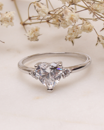 INELE ARGINT - Inel de logodna din argint 925 si cubic zirconia 2g