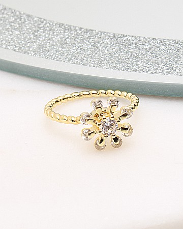 Inele din argint si cubic zirconia - Inel argint antistres cod 1-50185, gr3