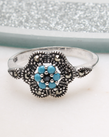 INELE ARGINT - Inel argint cu marcasite, gr2.5