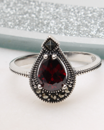 CATEGORII - Inel argint cu marcasite, gr2.6