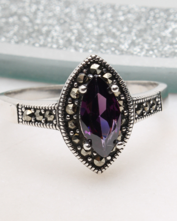 INELE ARGINT - Inel argint cu marcasite, gr3.2