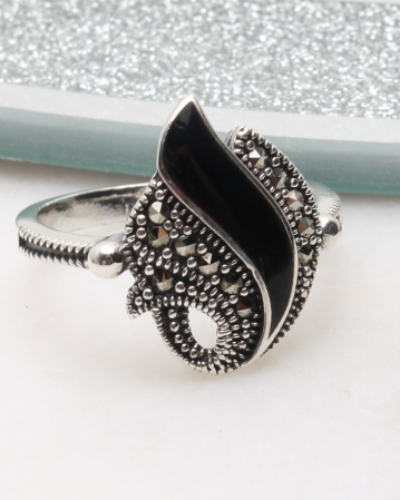 CATEGORII - Inel argint cu marcasite, gr3.3