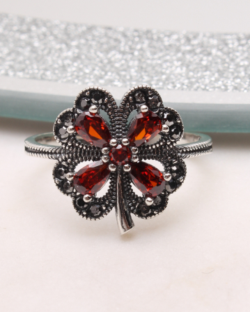 INELE ARGINT - Inel argint cu marcasite, gr3.5