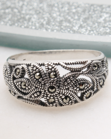 INELE ARGINT - Inel argint cu marcasite, gr3.7